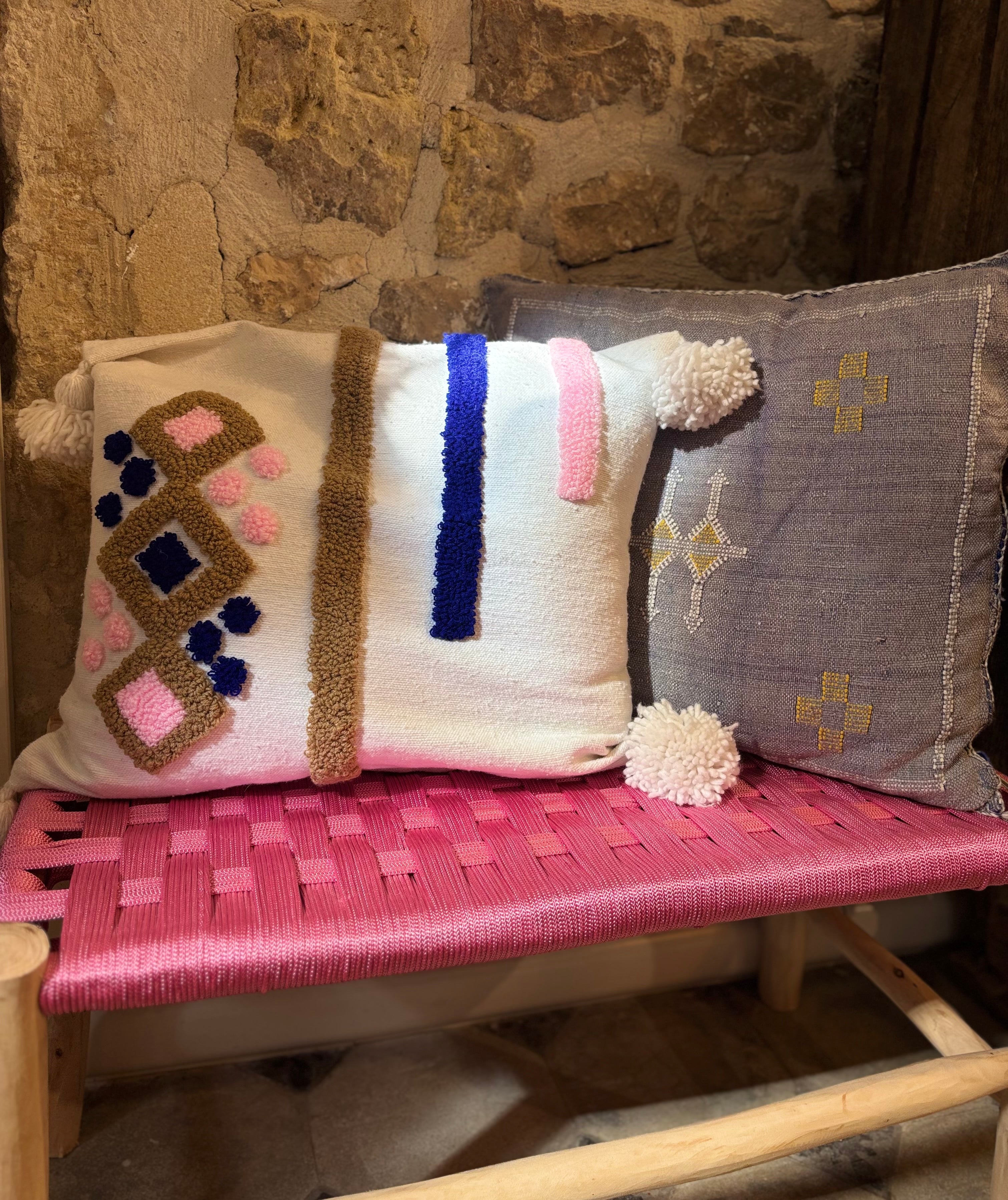 Housse de coussin marocain - En laine