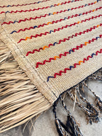 Tapis Berbère tressé - en paille