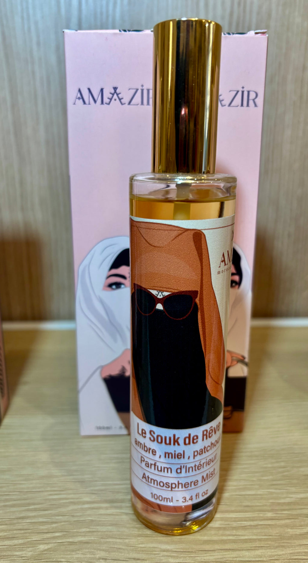 Parfum d’intérieur artisanal – Ambre, Oud, Fleur d’oranger, Souk de rêve...