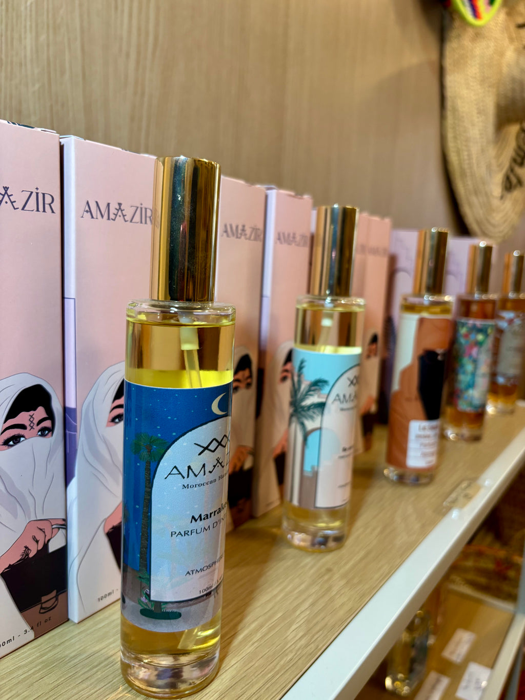 Parfum d’intérieur artisanal – Ambre, Oud, Fleur d’oranger, Souk de rêve...