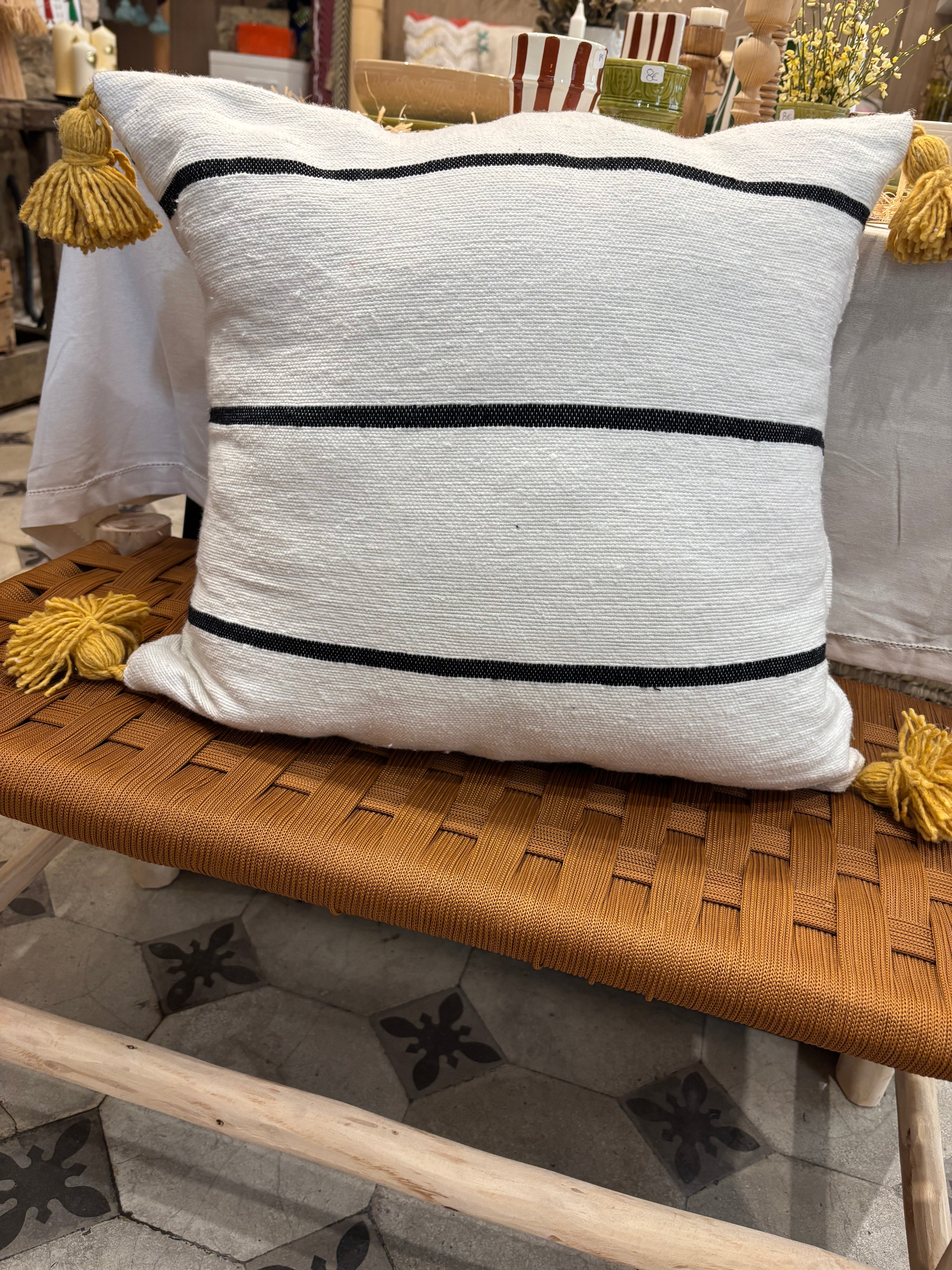 Housse de coussin marocain - En laine