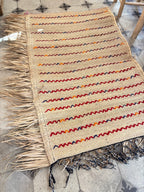 Tapis Berbère tressé - en paille