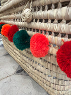 Grande malle de rangement en feuille de palmier – 80 cm