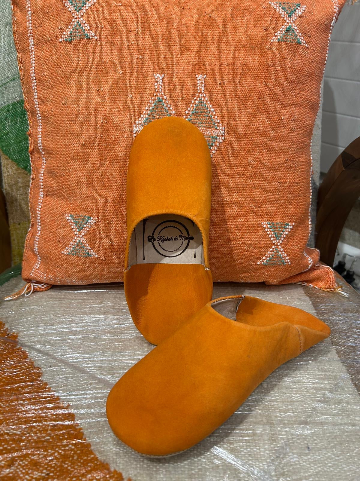 Babouches marocaines en cuir