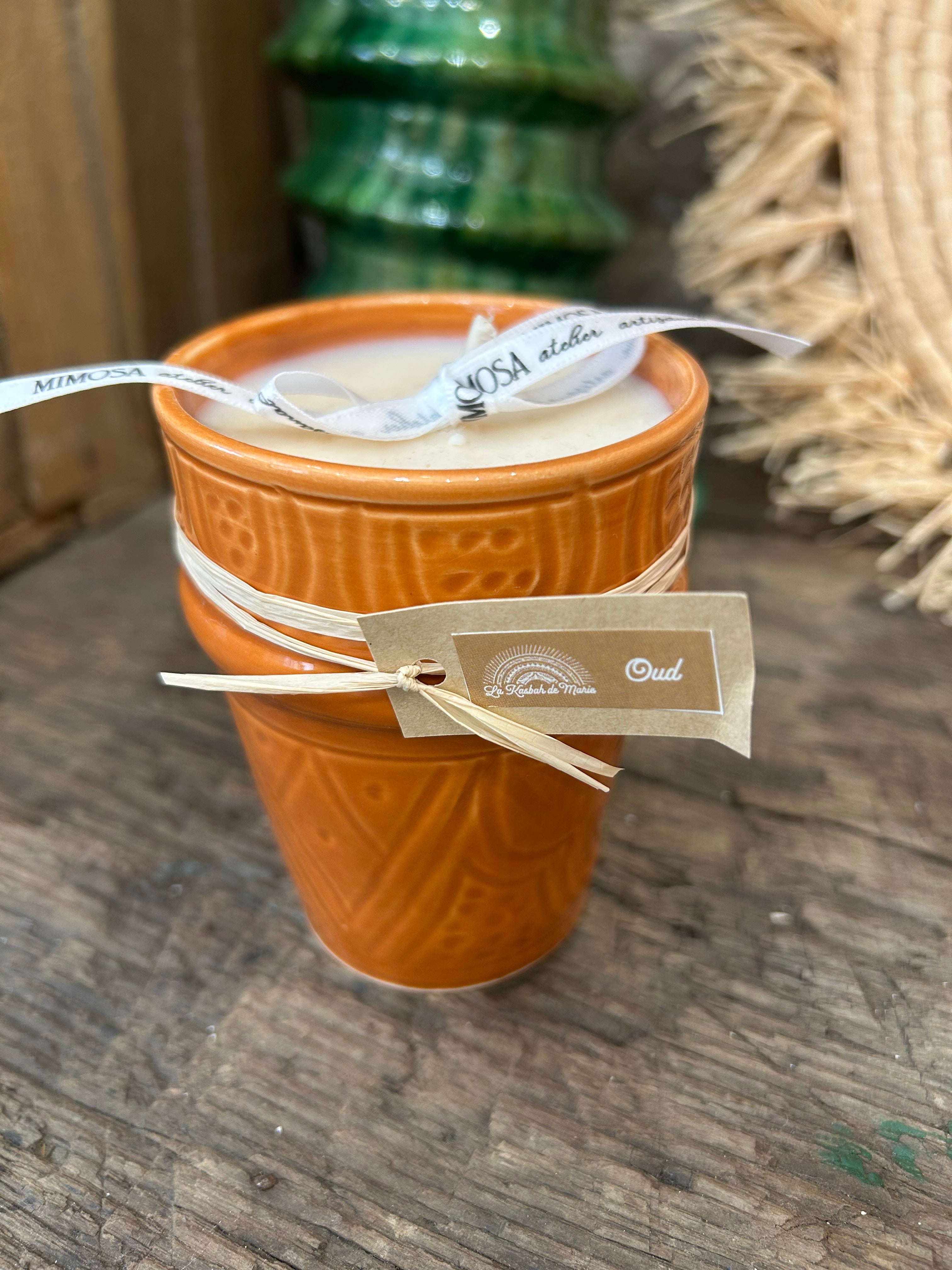 Bougie création - La Kasbah de Marie x Atelier Mimosa