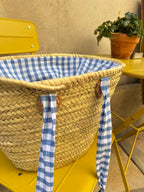 Panier en osier - Collection vichy