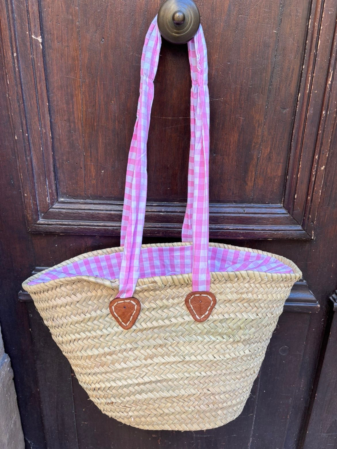 Panier en osier - Collection vichy