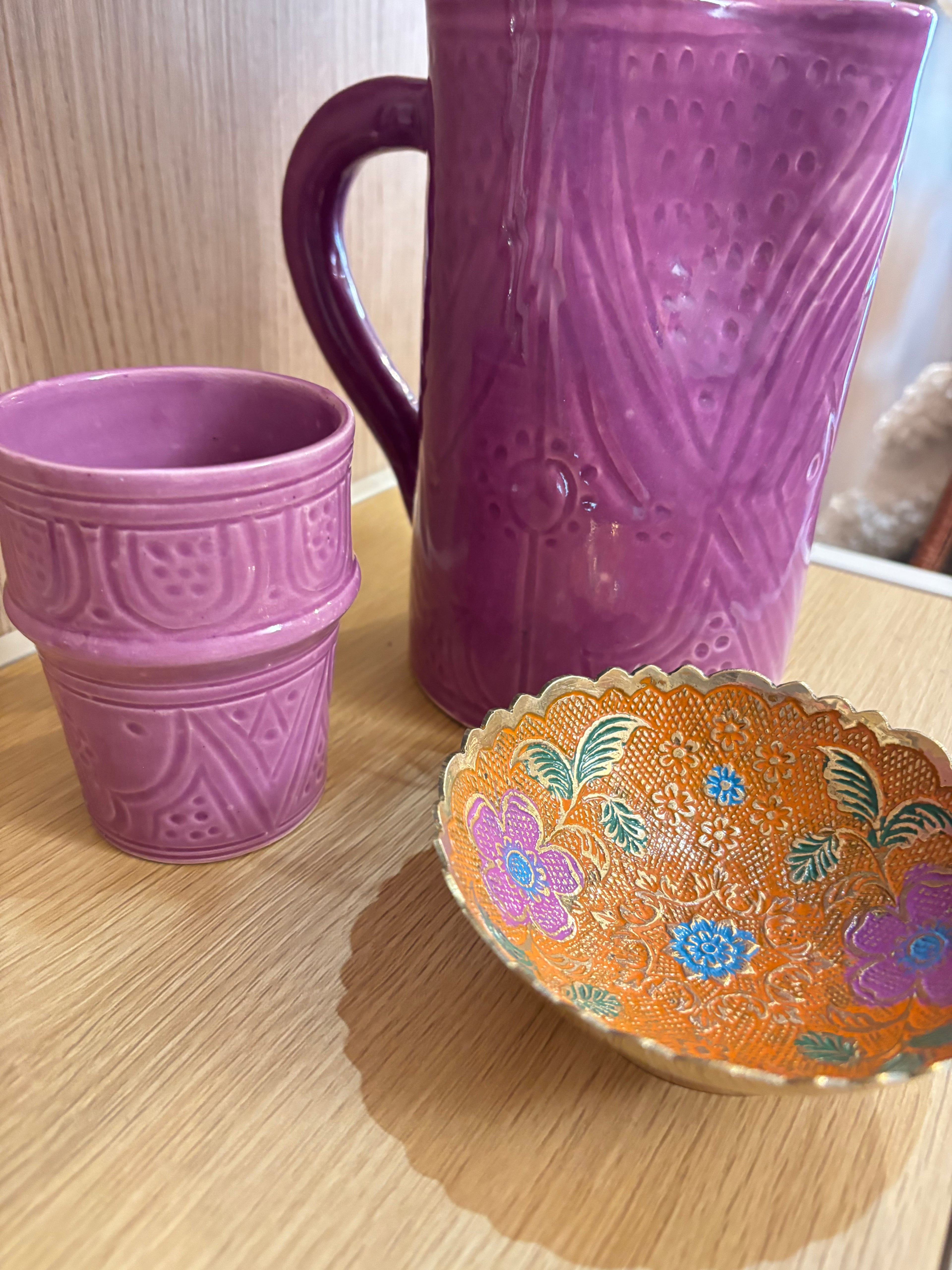 Bol à bijoux en laiton gravé