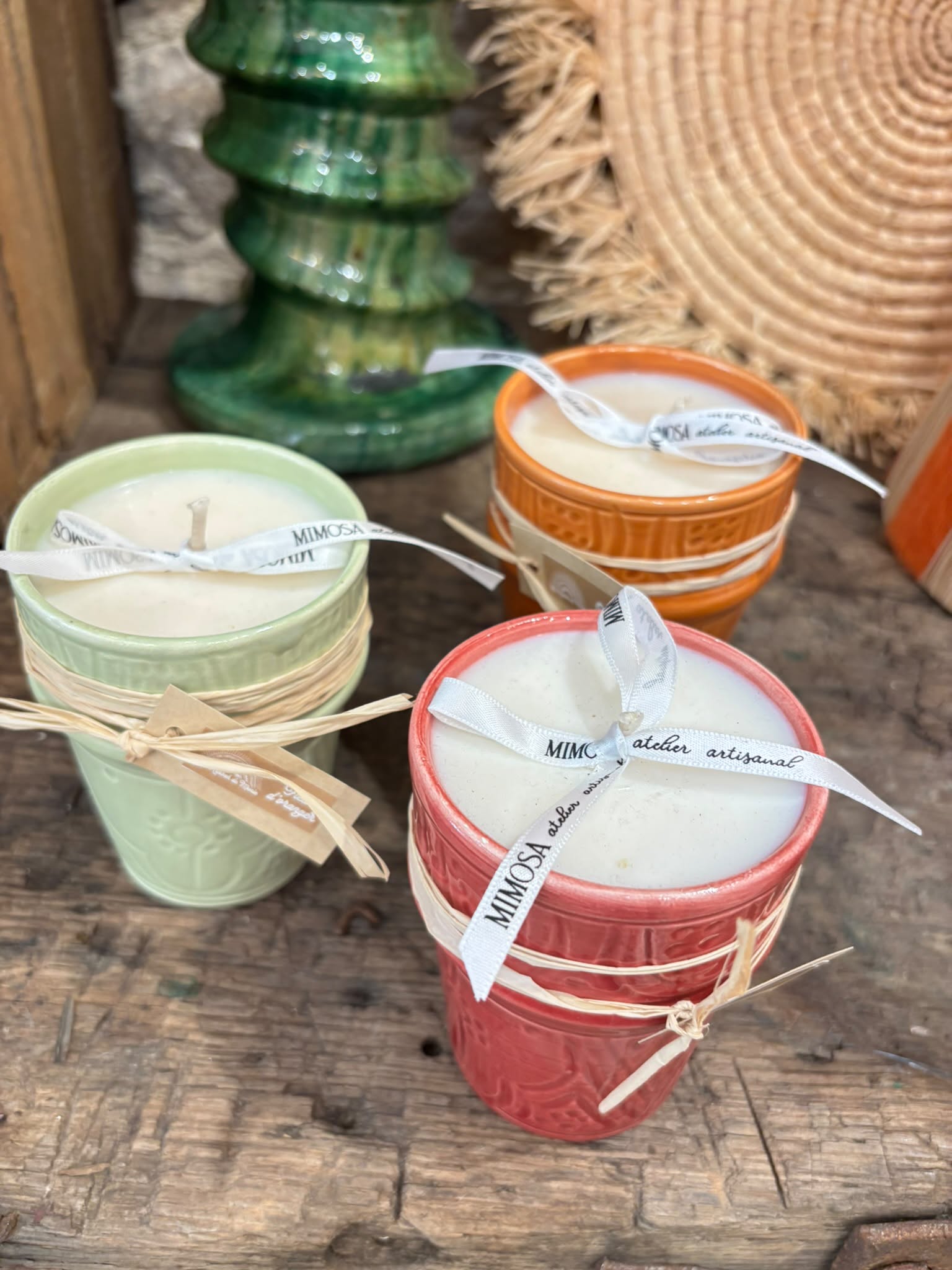 Bougie création - La Kasbah de Marie x Atelier Mimosa