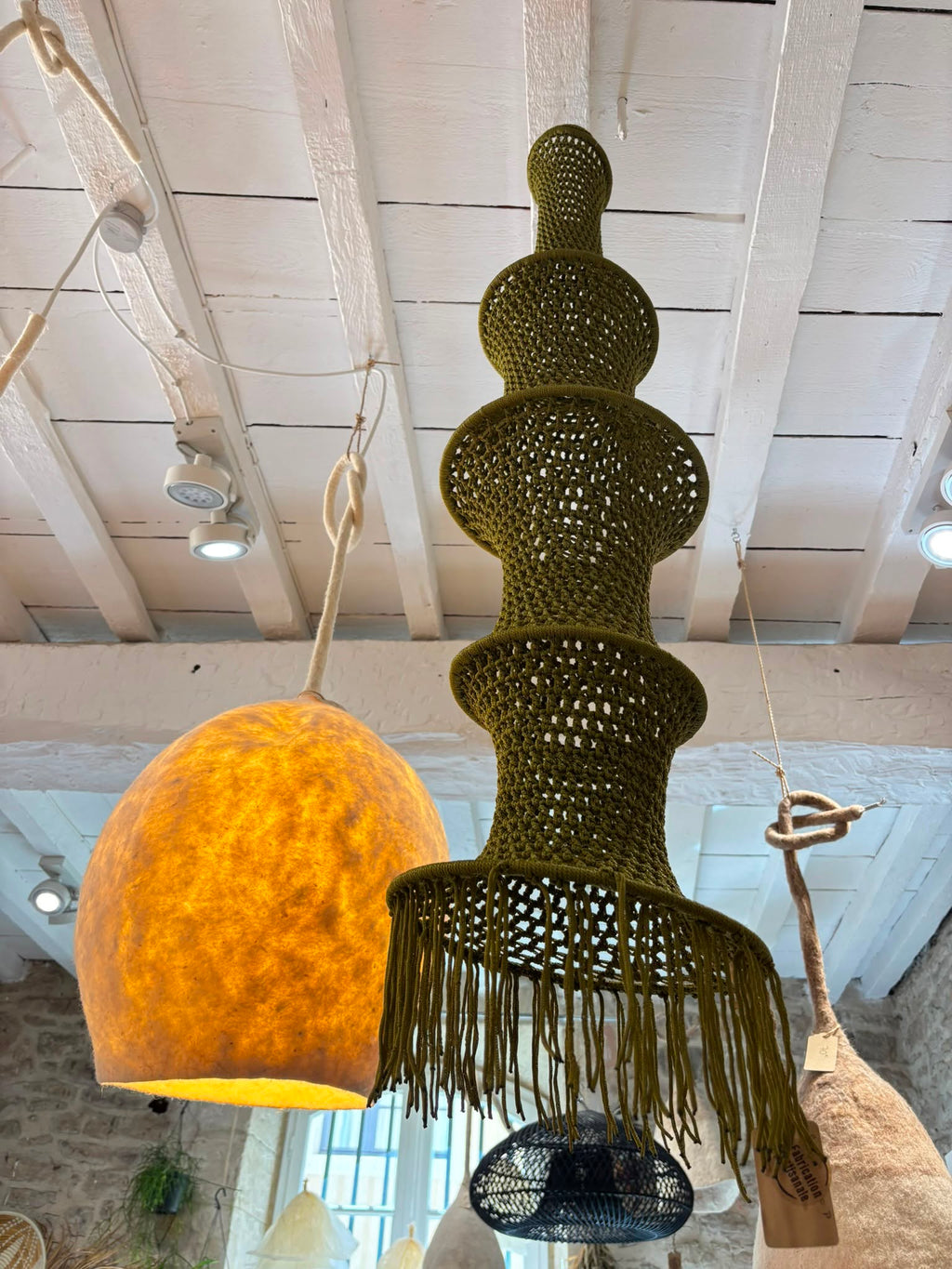 Suspension en crochet