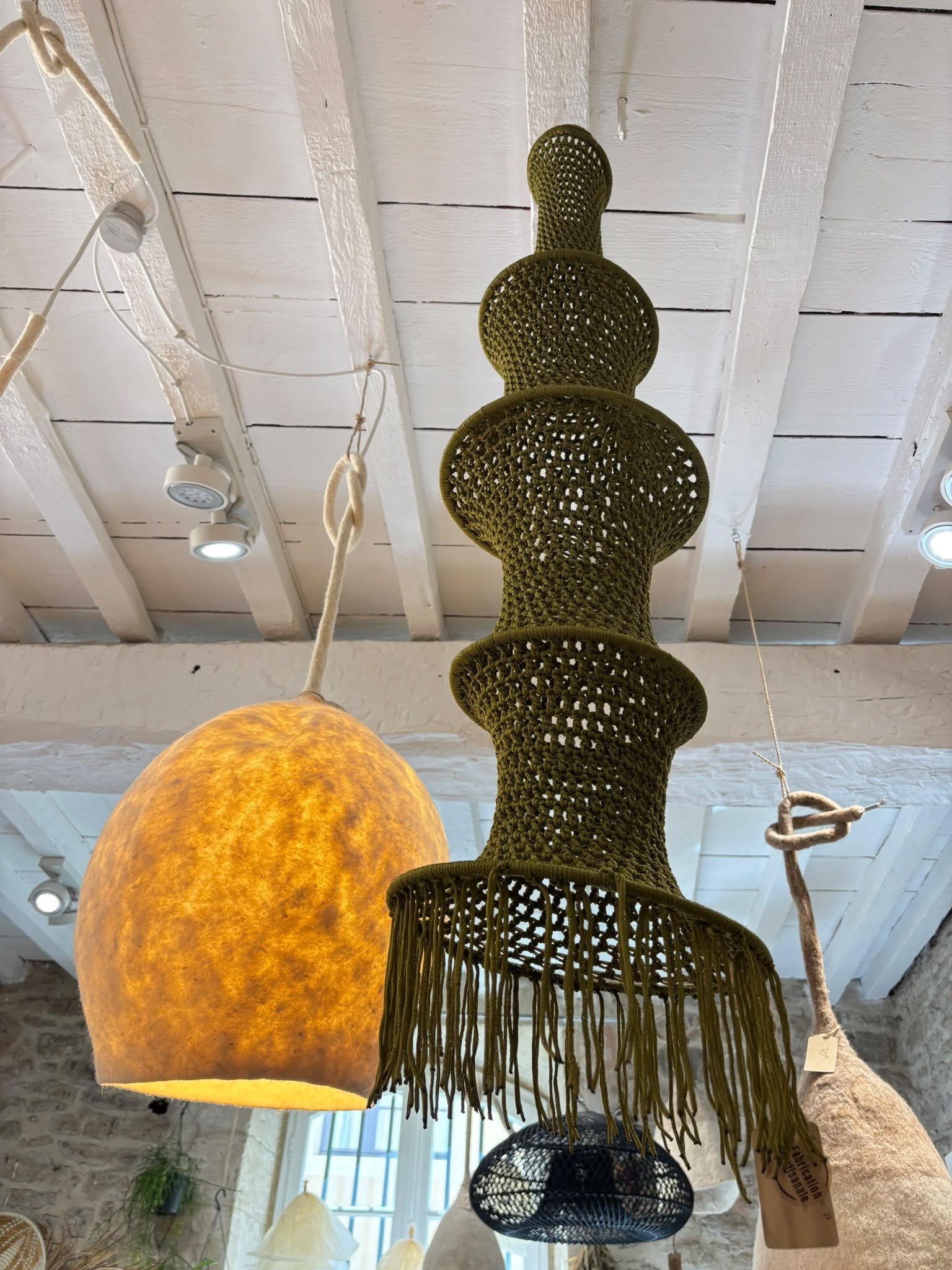 Suspension en crochet