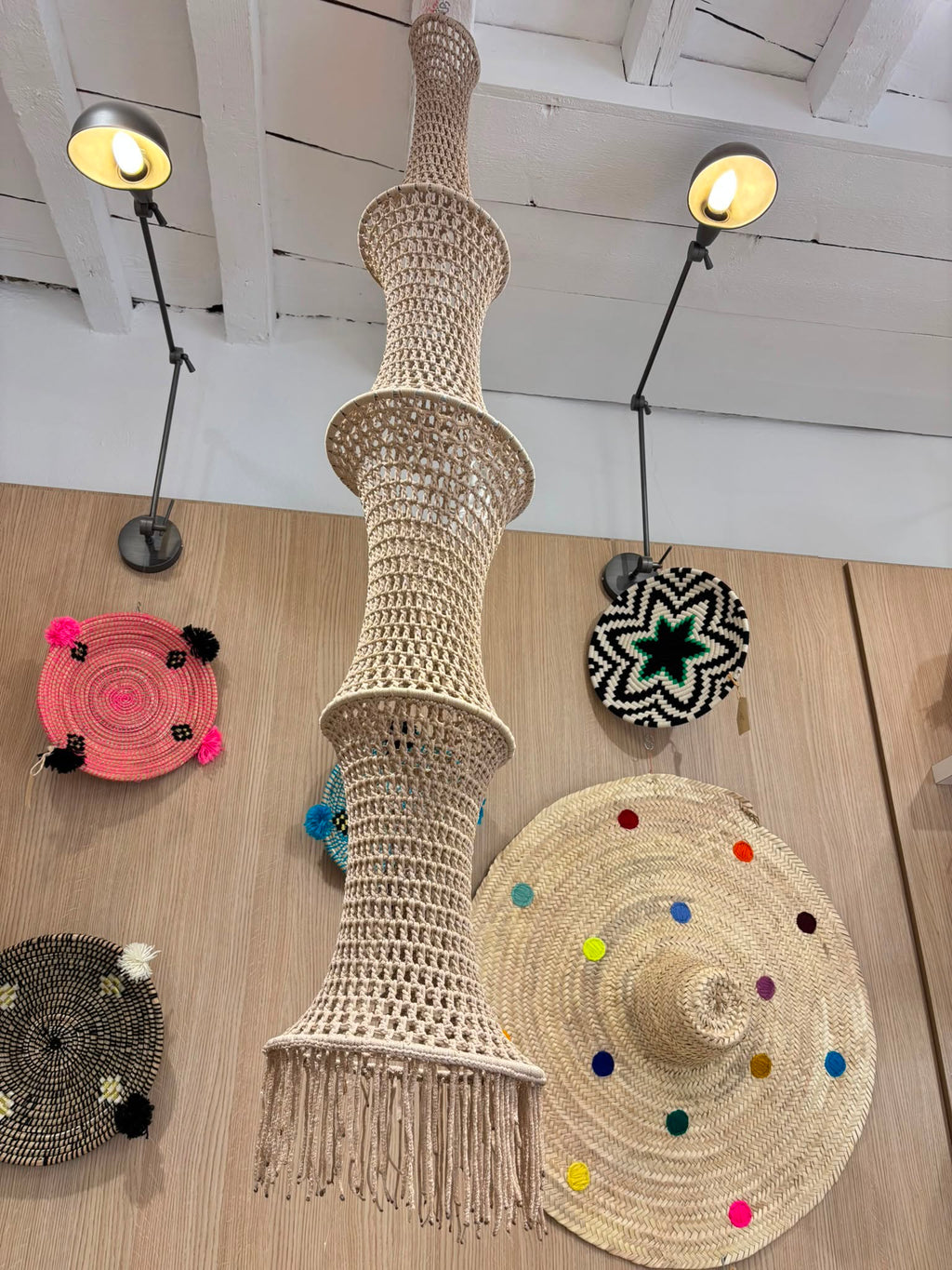 Suspension en crochet