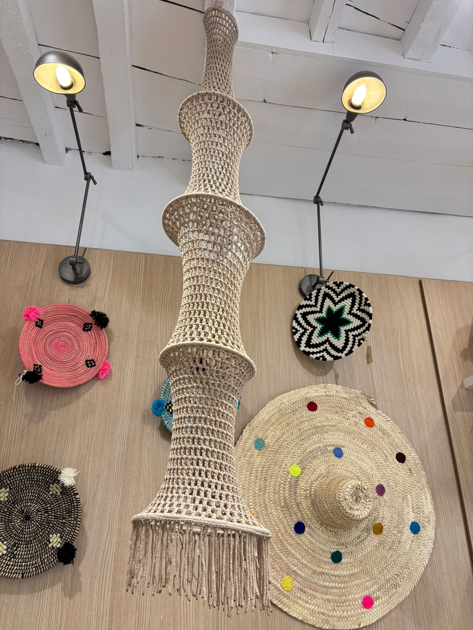 Suspension en crochet