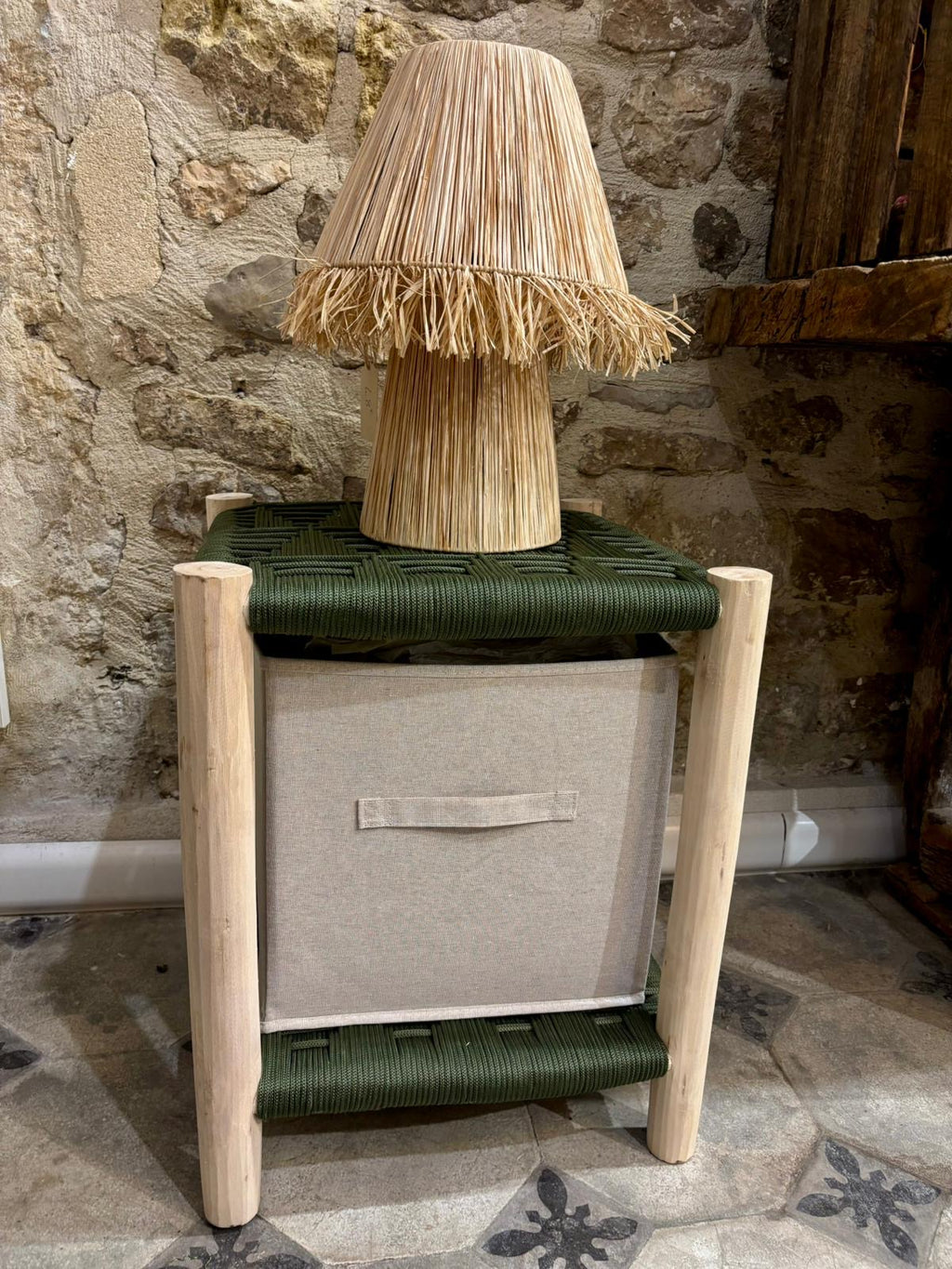 Table de chevet marocain en bois - Personnalisable