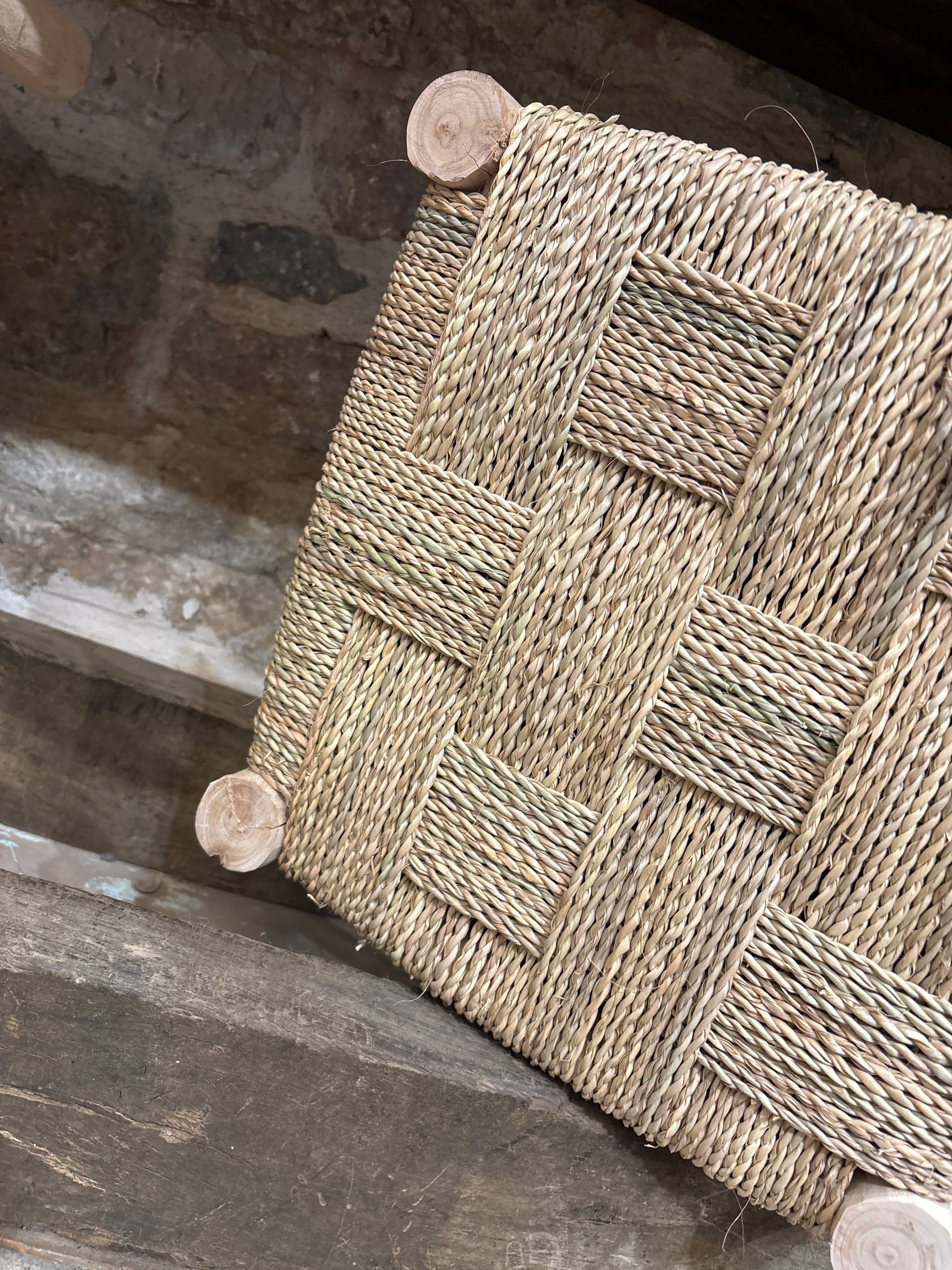 Tabouret marocain en bois